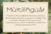Thanom Rounded, a Sans Serif Font by Craft Supply Co. (Thumbnail 6 of 8)