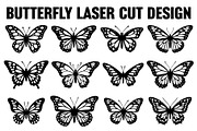 Delicate Butterfly Laser Cut Design, an Icon by hafijul (Thumbnail 1 of 13)