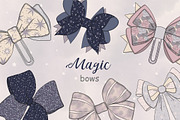 Magic Bows, an Object Illustration by GlamArtZhanna (Thumbnail 1 of 3)