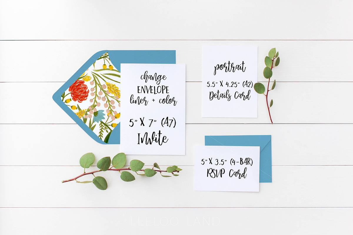 Wedding Suite Mockup BUNDLE, a Print Template by ILLONA GRAPHICS (Photo 3 of 7)
