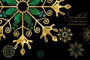 Snowflakes Clipart Collection 02, an Object Graphic by savanamm design (Thumbnail 4 of 4)