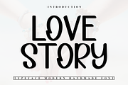 Love Story, a Sans Serif Font by InermediaSTUDIO (Thumbnail 1 of 7)