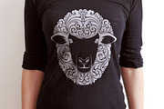 Ornamental Sheep, an Animal Illustration by Color and Decor (Thumbnail 2 of 3)