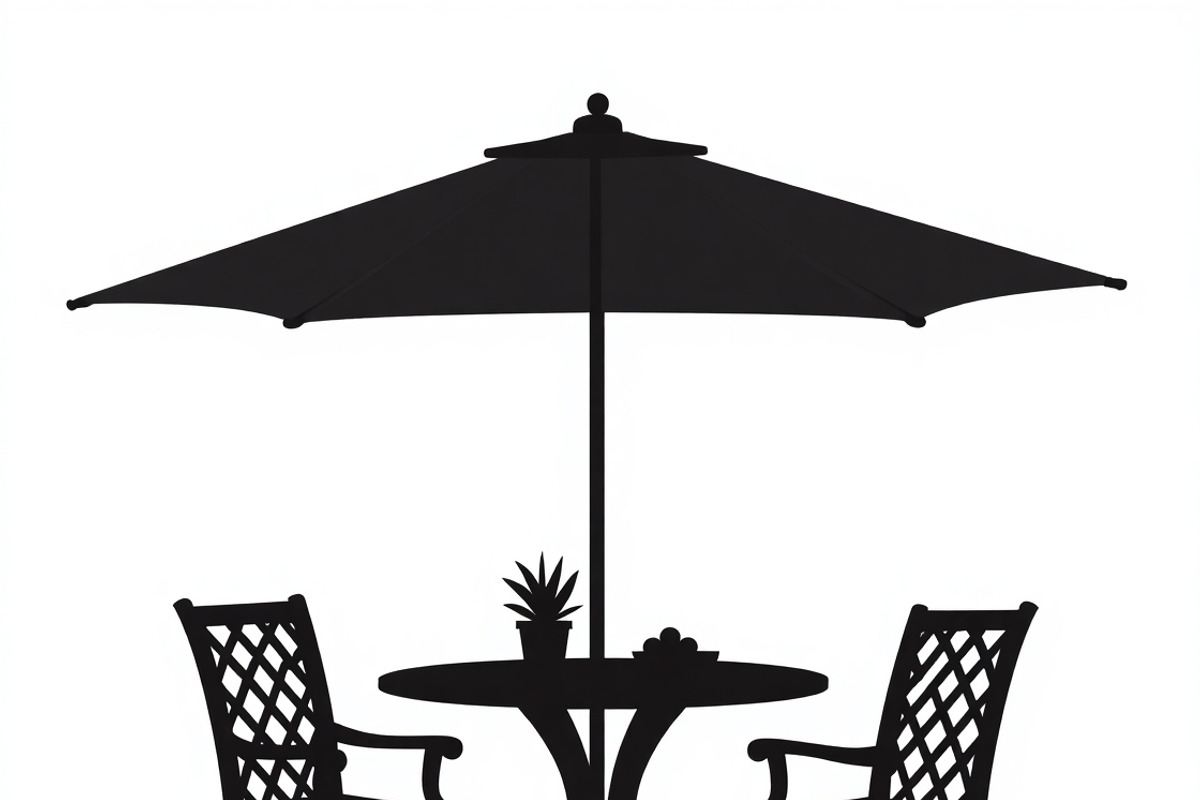Table Umbrella Beach Silhouette, an Illustration by Amazin_art (Photo 12 of 13)