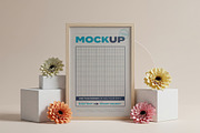 Pages and Cards with Flowers Mockups, a Mockup by Luuqas Design (Thumbnail 2 of 9)