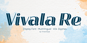 Vivala Re, a Font by VivalaType (Thumbnail 1 of 8)
