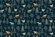 Magic forest -  seamless patterns, a Pattern Graphic by Anna Isaeva (Thumbnail 3 of 5)