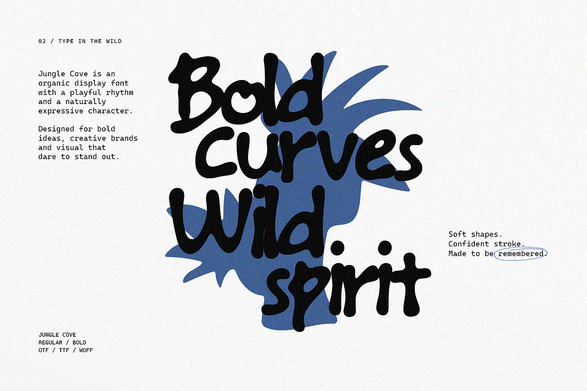 Jungle Cove – Handwritten Font, a Handwritten Font by Hasbi Creative (Photo 2 of 12)