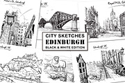 Sketching Edinburgh - Ink Edition, a Person Illustration by AntonPix Studio (Thumbnail 1 of 6)