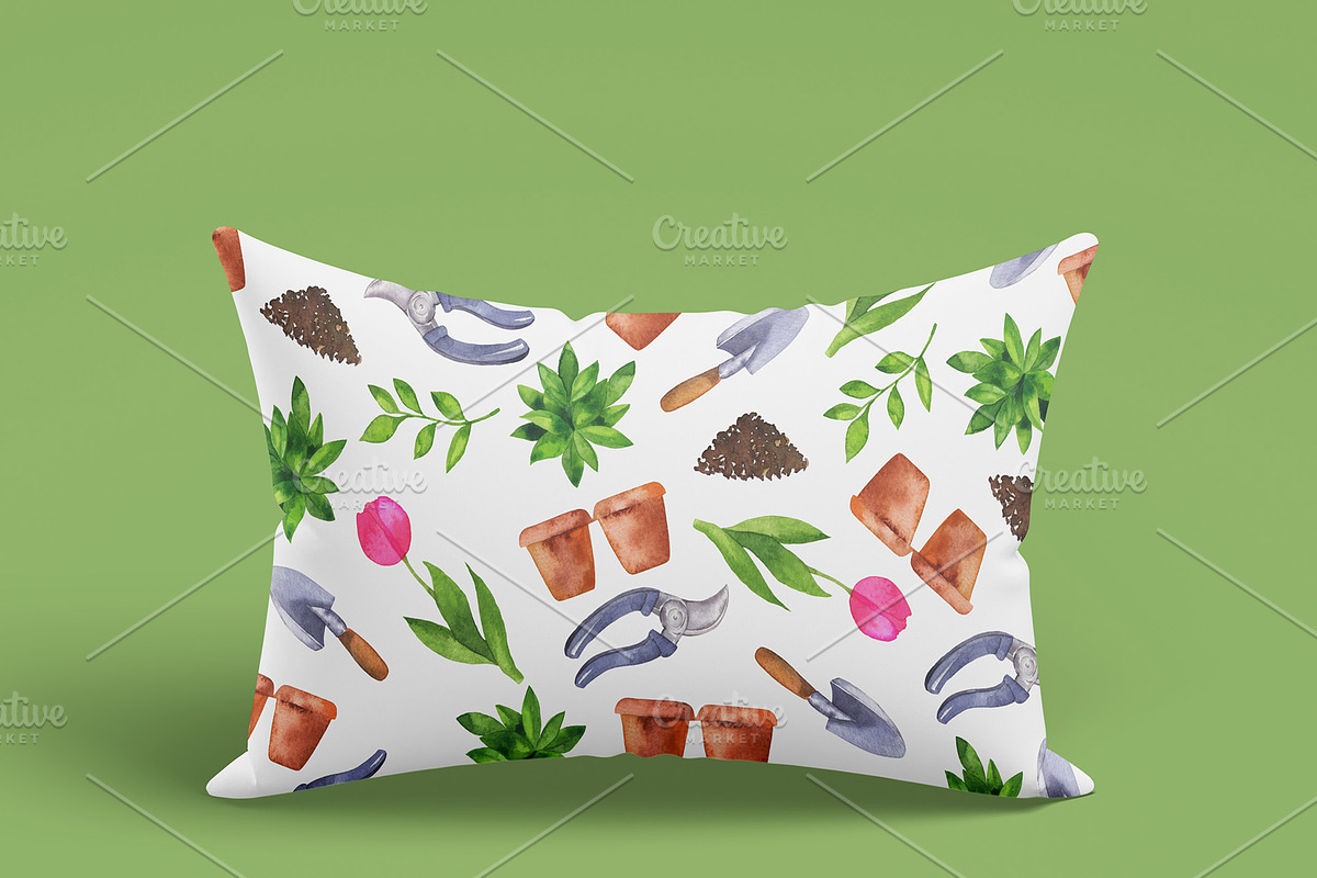 Gardening watercolor set, an Illustration by Watercolor & sketches (Photo 6 of 7)