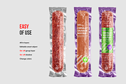 Cervelat Sausage Mockup, a Packaging Mockup by BlackMockup (Thumbnail 6 of 15)