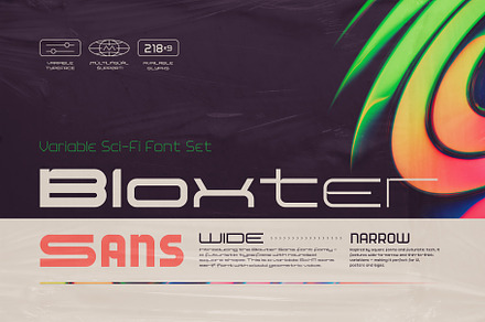 Bloxter Sans - Variable Font Family