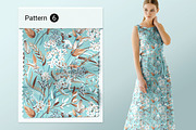 Floral Pattern, a Background Graphic by Yulia Ogneva (Thumbnail 8 of 9)