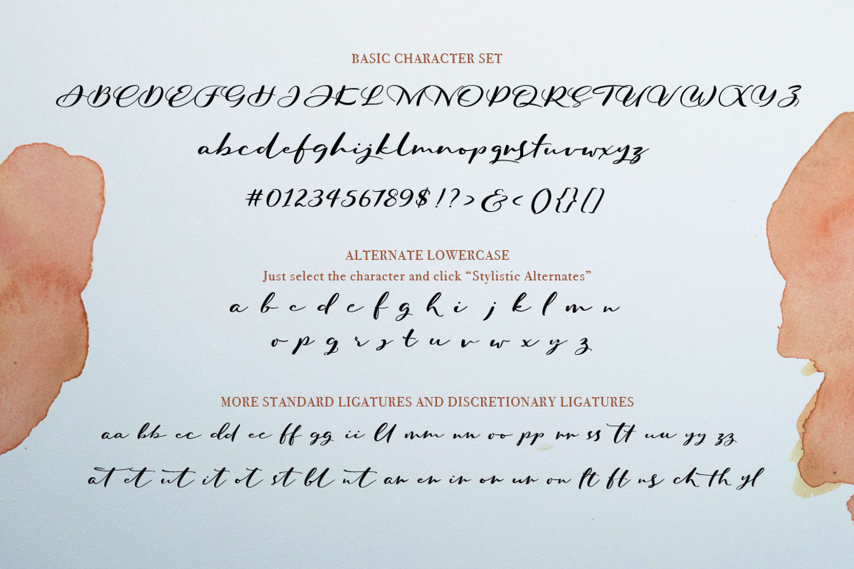Dublo Script Font preview 8