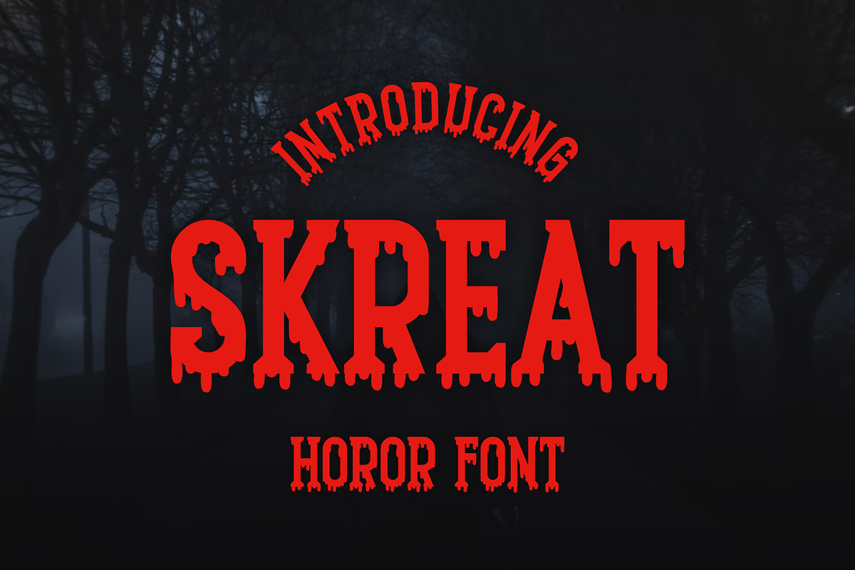 Skreat, a Serif Font by lelevien (Photo 2 of 6)