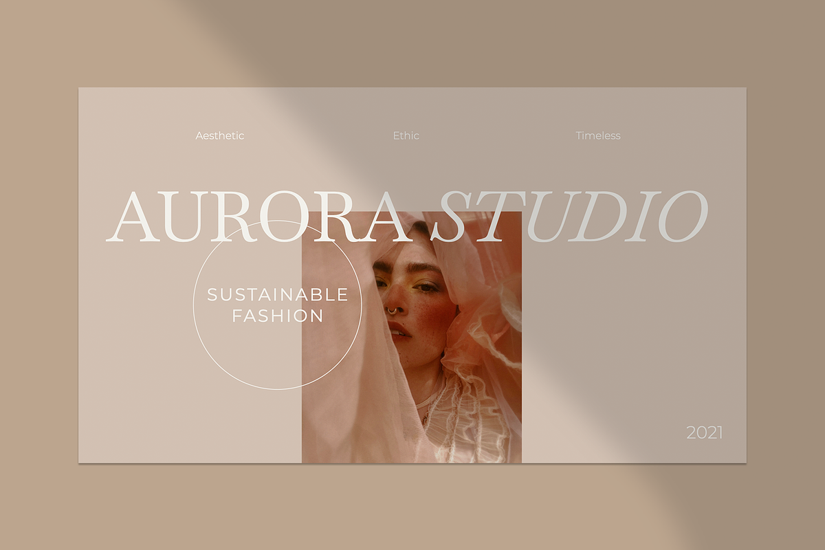Aurora Studio. Presentation template, a Presentation Template by tonko. (Photo 2 of 10)