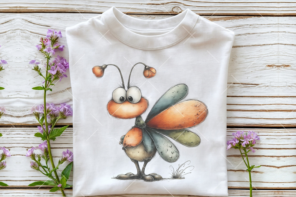 Whimsical Spring Dragonfly Clipart, an Illustration by OK Design (Photo 6 of 6)