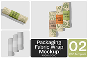 Fabric Wrap Mockup, a Packaging Mockup by Permadi Creative (Thumbnail 1 of 4)