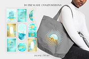 Celestial Landscape Abstract Creator, a Texture Illustration by Julie&Taily (Thumbnail 15 of 25)