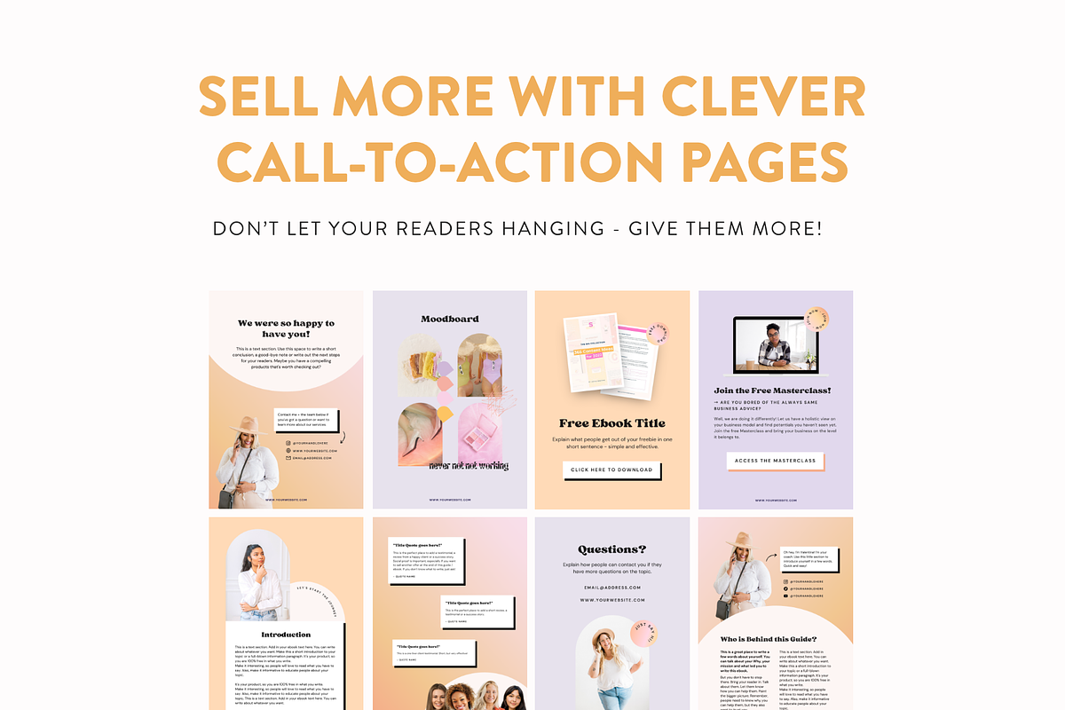 Coach Ebook Workbook Templates Canva, a Marketing Template by My Social Boutique (Photo 7 of 9)