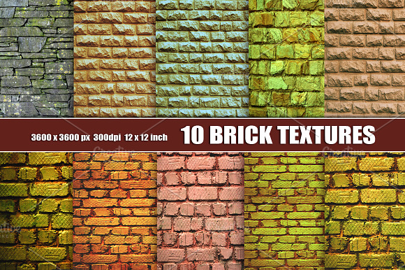 Old Grunge Brick Wall Texture preview 4