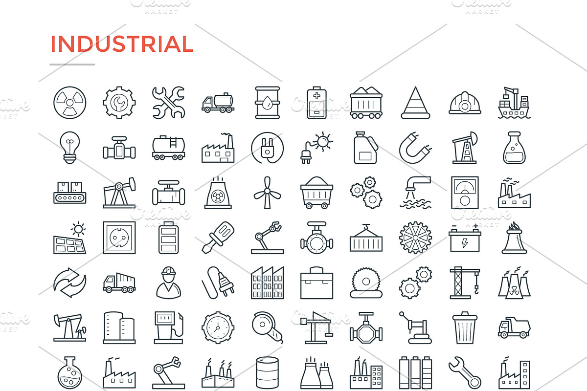 4800 Line Icons Pack, an Outline Icon by Vectors Market (Photo 11 of 20)