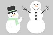 Snowmen with Signs, an Illustration by Illustrations by Jessie (Thumbnail 2 of 4)