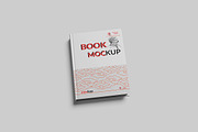 Book Cover Mockup, a Books & Magazine Mockup by Pikachudesign (Thumbnail 3 of 4)