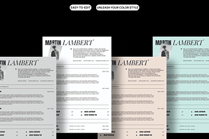 Creative Resume Template KIT