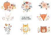 Cute graphics fall, florals, animals, a Graphic by Yaaas Design (Thumbnail 10 of 14)