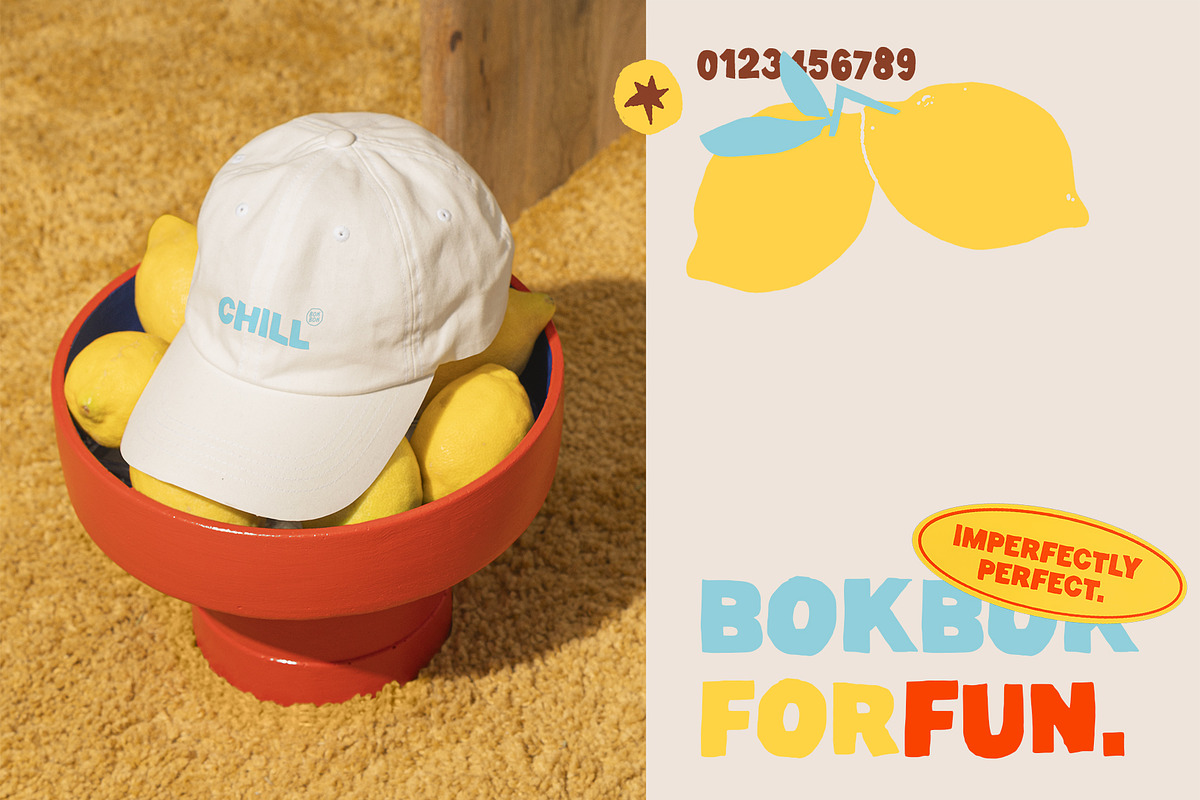 BOKBOK bold handmade display, a Sans Serif Font by HeyLuisa (Photo 2 of 9)