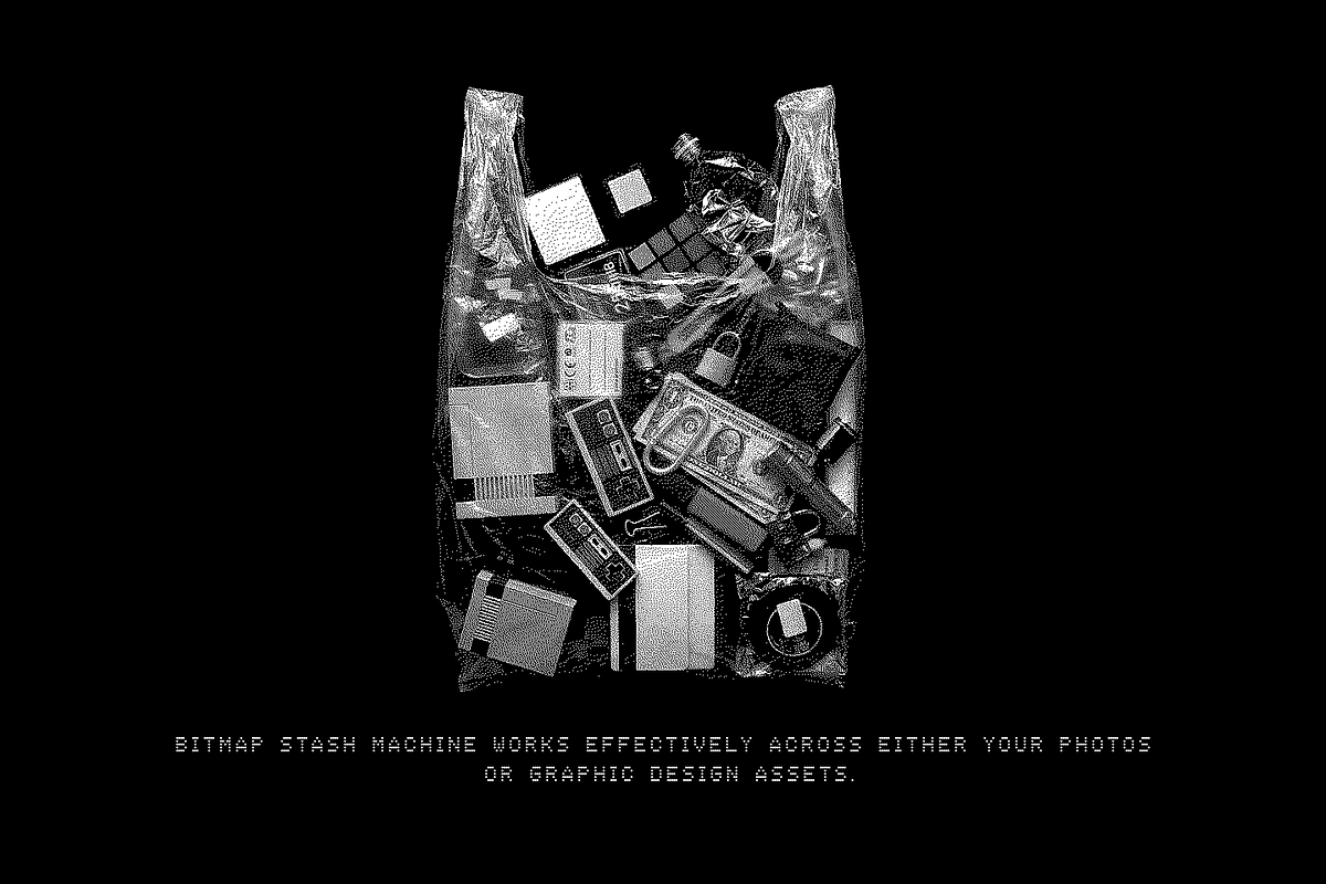 Bitmap Dither Stash Machine, an Action Add-On by bangingjoints (Photo 6 of 6)