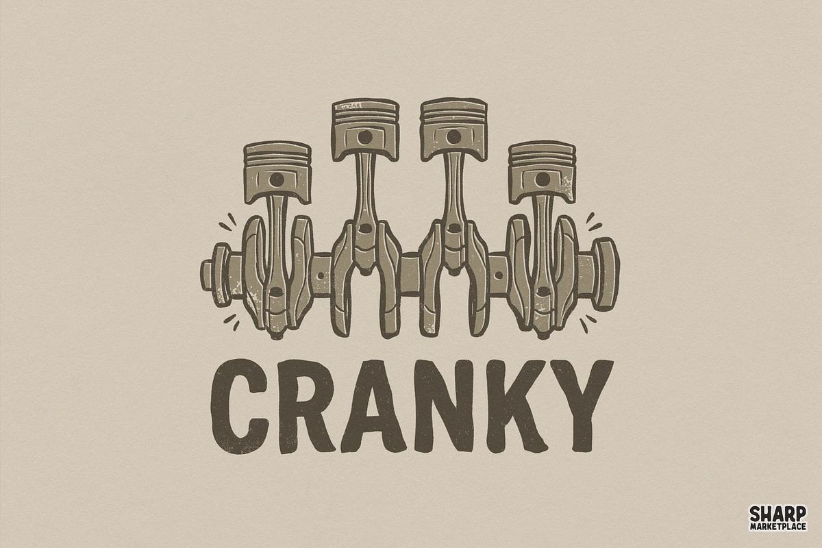 Cranky Piston Graphic, Cars PNG, an Illustration by SharpMarketplace (Photo 1 of 4)