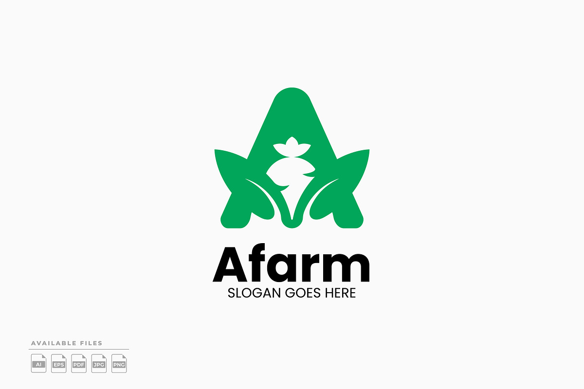 Letter A Farm Logo, a Branding & Logo Template by Zeer Graphic