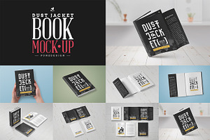 Book Mock-Up / Dust Jacket Edition