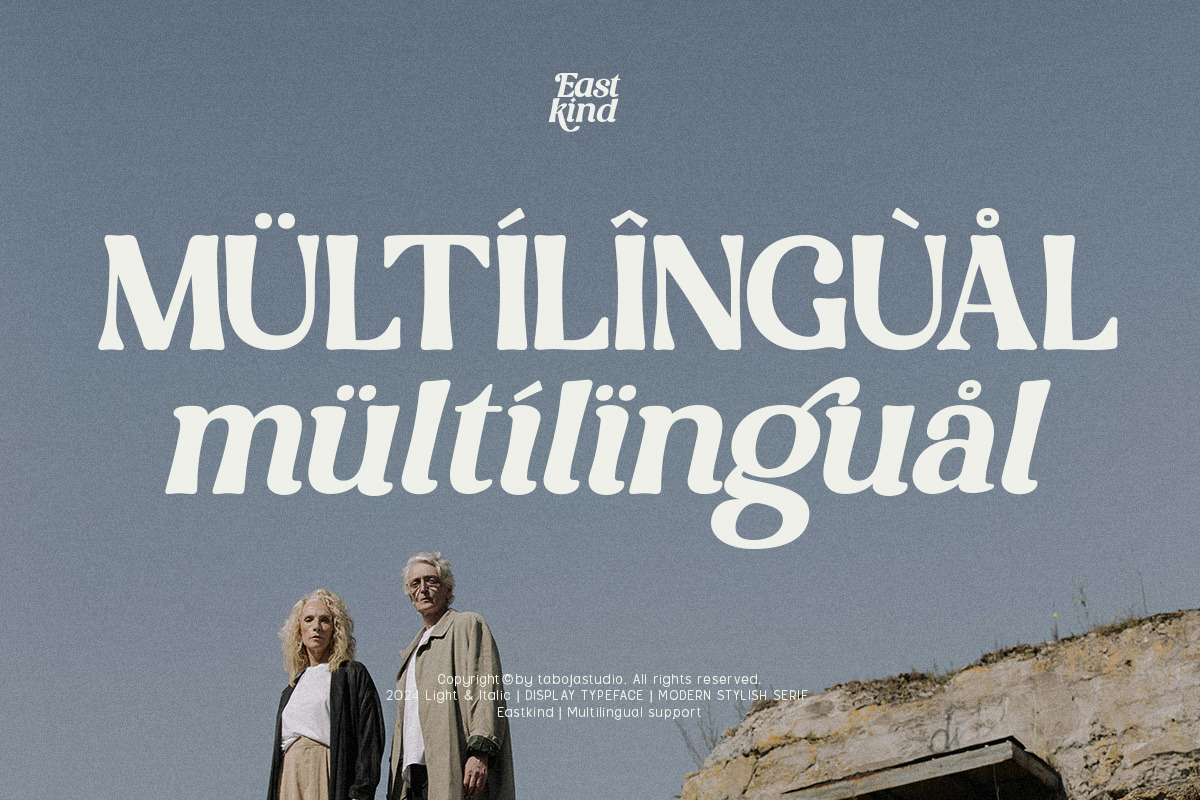 East Kind | Light-Italic Serif Font, a Serif Font by Taboja Studio (Photo 12 of 12)