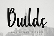 Builds, a Handwritten Font by InermediaSTUDIO (Thumbnail 1 of 8)