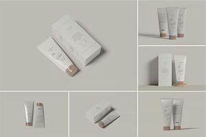 Cosmetic Tube Mockup, a Packaging Mockup by zpackcreative