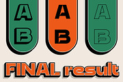 Aldercy 3D, a Sans Serif Font by Craft Supply Co. (Thumbnail 2 of 8)