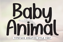Baby Animal | Script Font