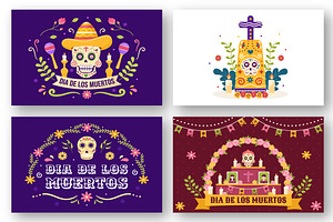 10 Dia De Los Muertos Illustration