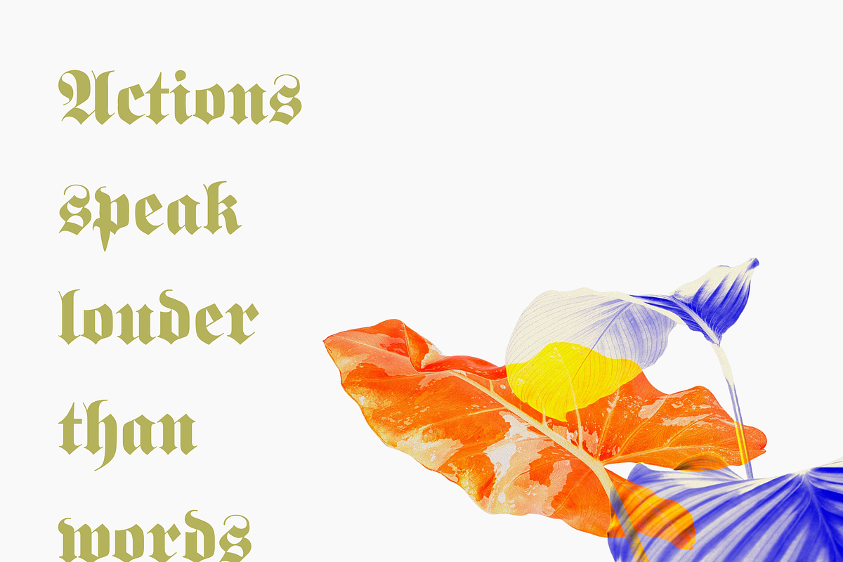Sampil – A Nostalgic BlackLetter, a Blackletter Font by Creative Foundry (Photo 5 of 8)