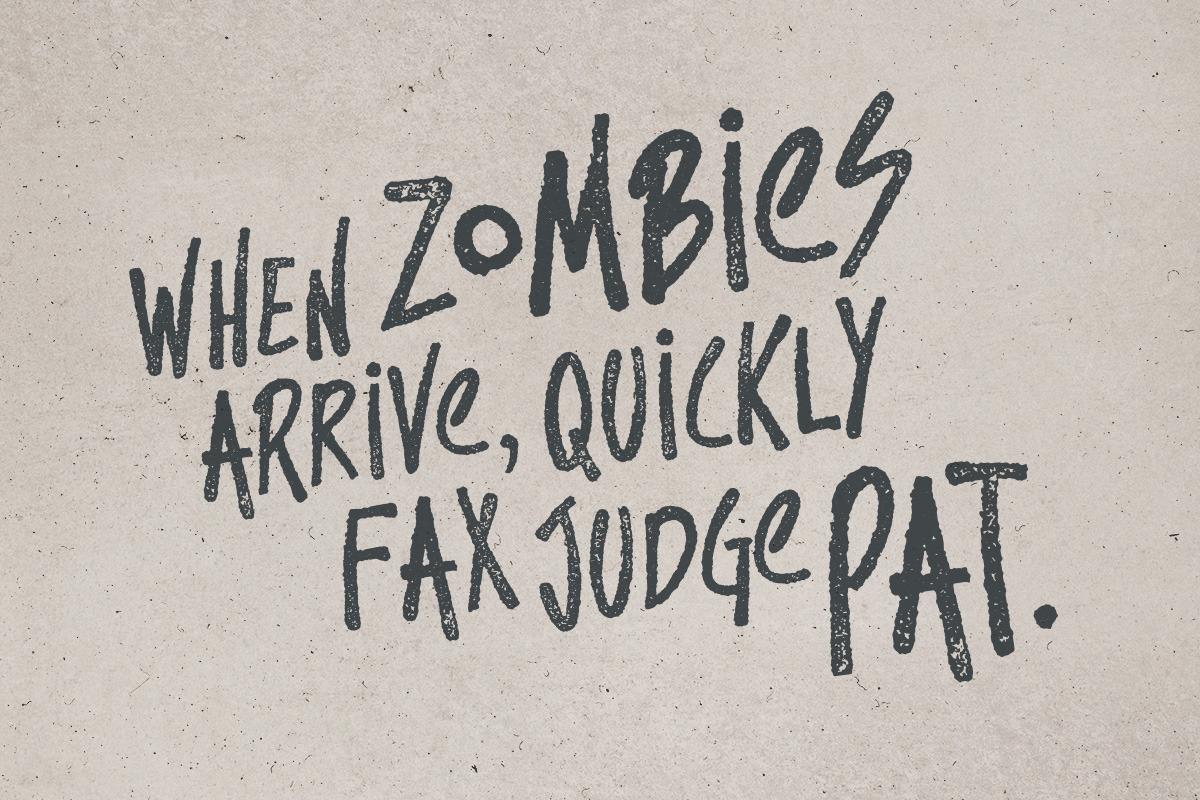 Brink - Brush Font preview 4