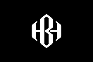 HB BH Letter Logo Template