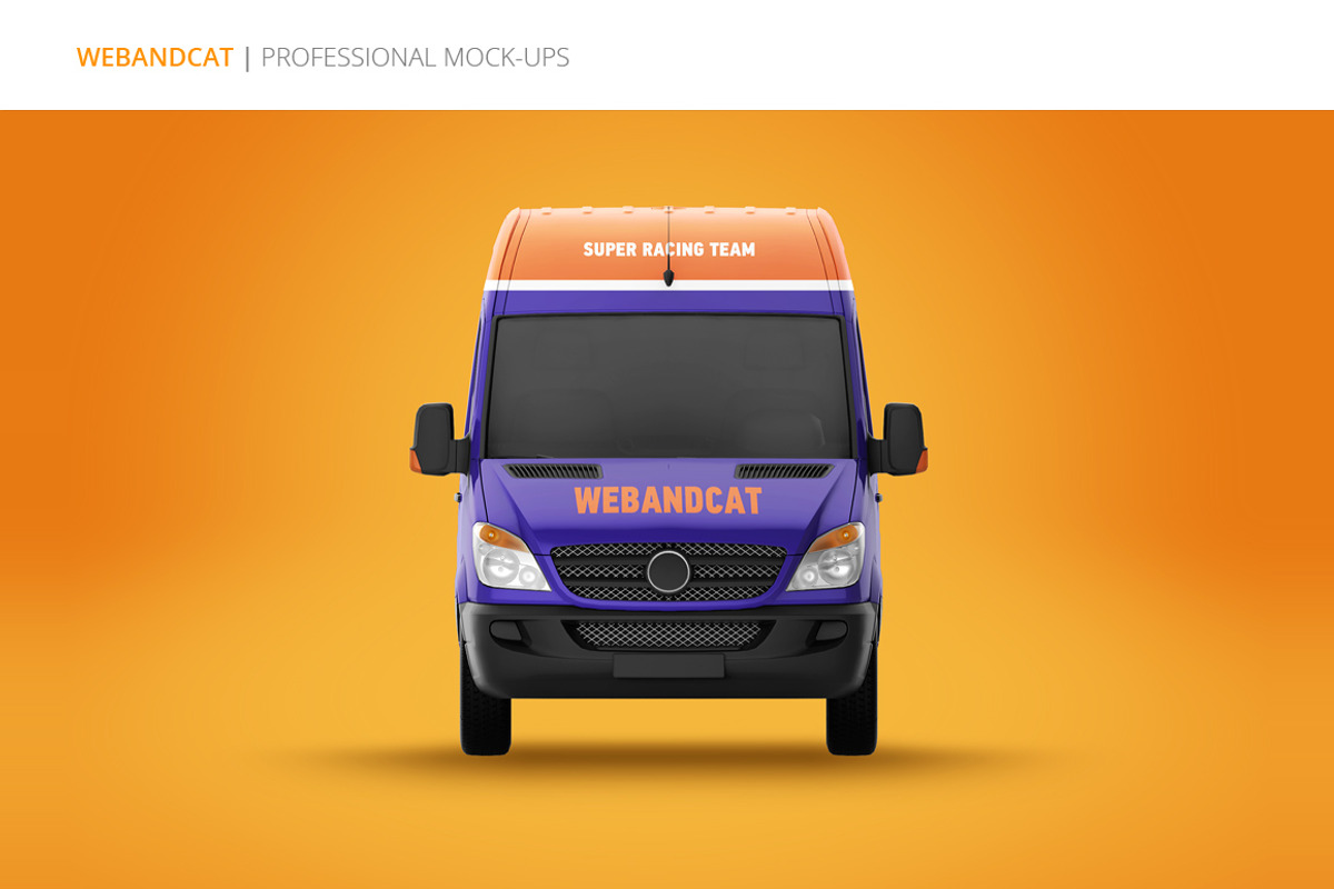 Van Mock-Up, a Mockup by WebAndCat (Photo 3 of 7)