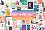 Modern Poster Collection, a Decorative Illustration by ApetekMarket (Thumbnail 1 of 9)
