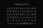 Drooma - Thin Sans Font, a Sans Serif Font by Iqsiart Studio (Thumbnail 5 of 6)