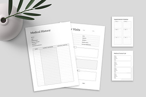 Medical Planner Template Canva V.15