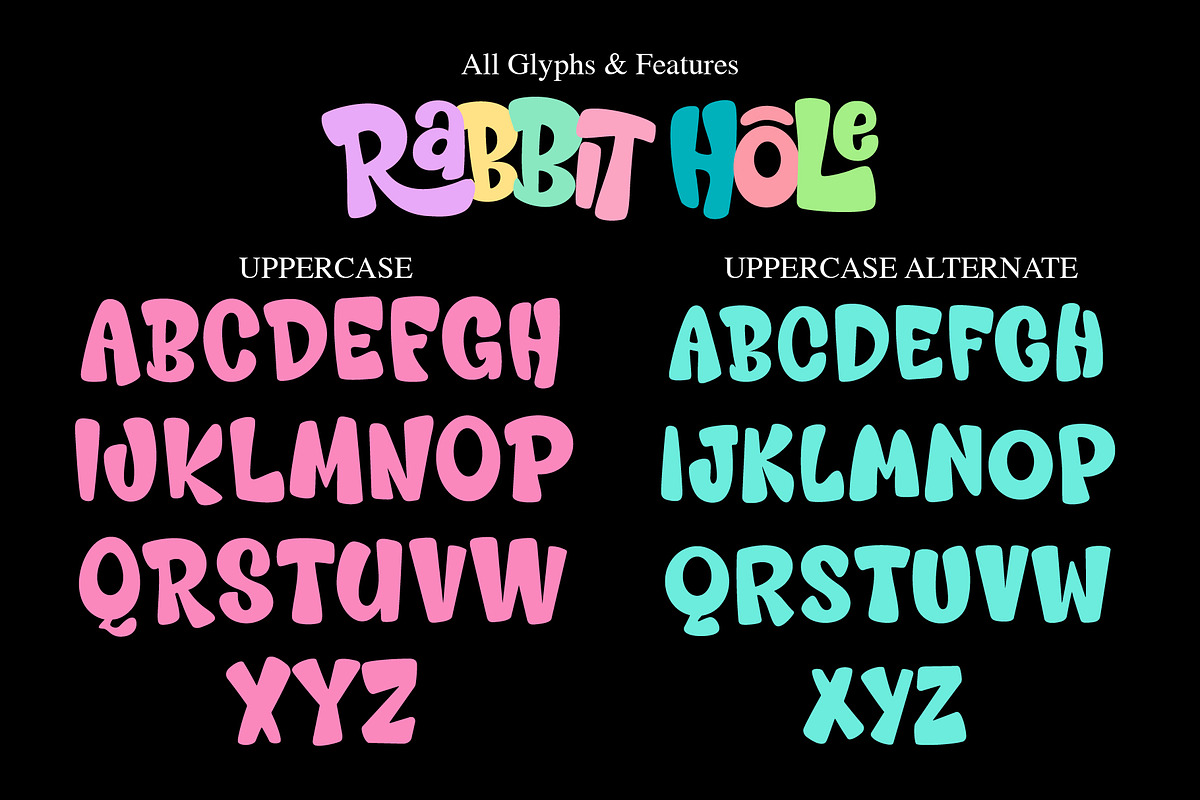 Rabbit Hole, a Sans Serif Font by BBtypeStudios (Photo 12 of 16)
