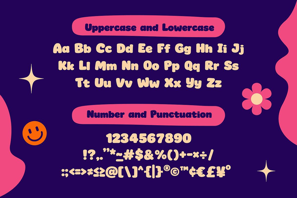 Groovy Wiggle - Bold Playful Display, a Handwritten Font by Gumrega Studio (Photo 7 of 8)